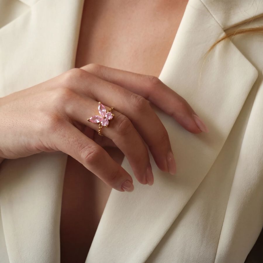 Anello Blush Butterfly