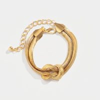 Bracciale Maglia Piatta - Doppio Nodo