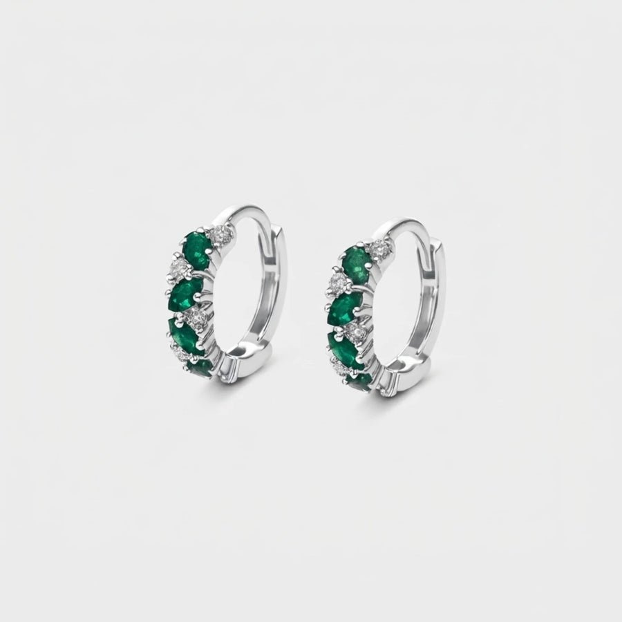 Earrings – Stone of Wisdom in sterling silver