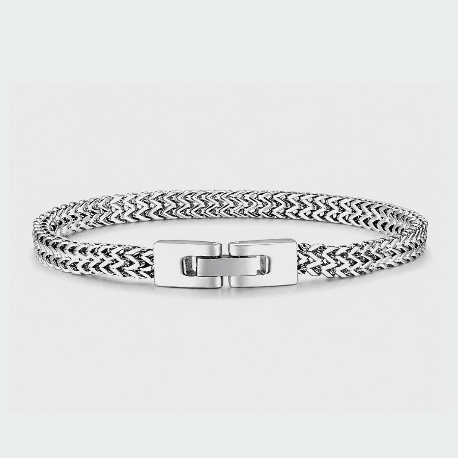 Silver Woven Bracelet