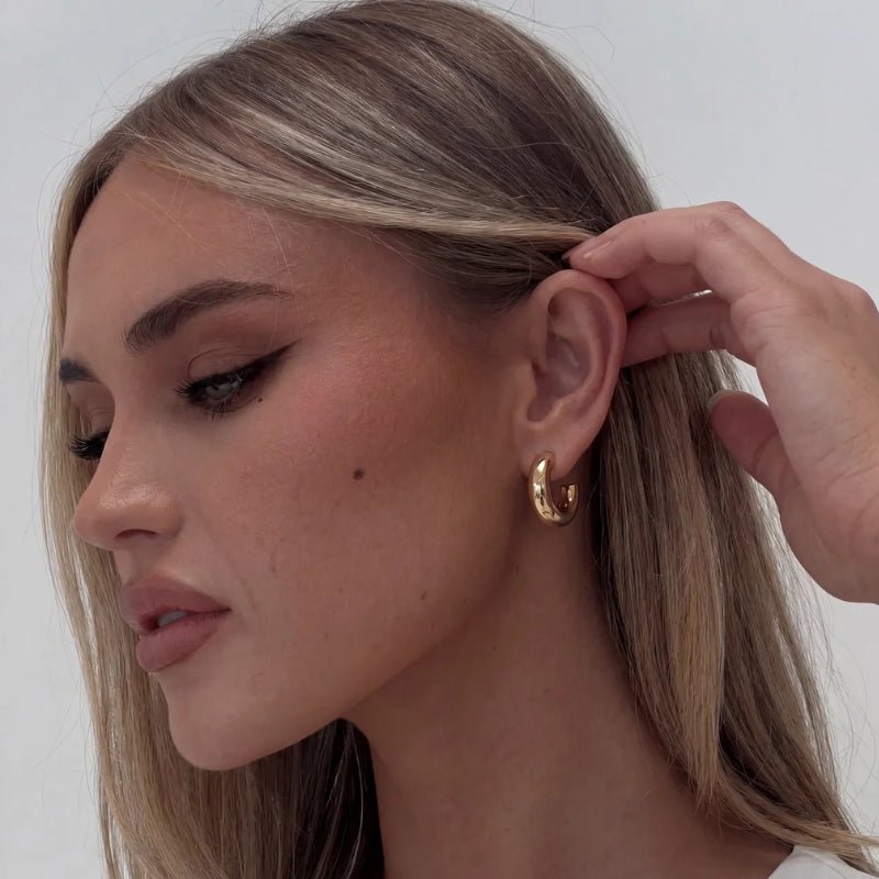 Oro Cerchio Orecchini - Nadine Importante
