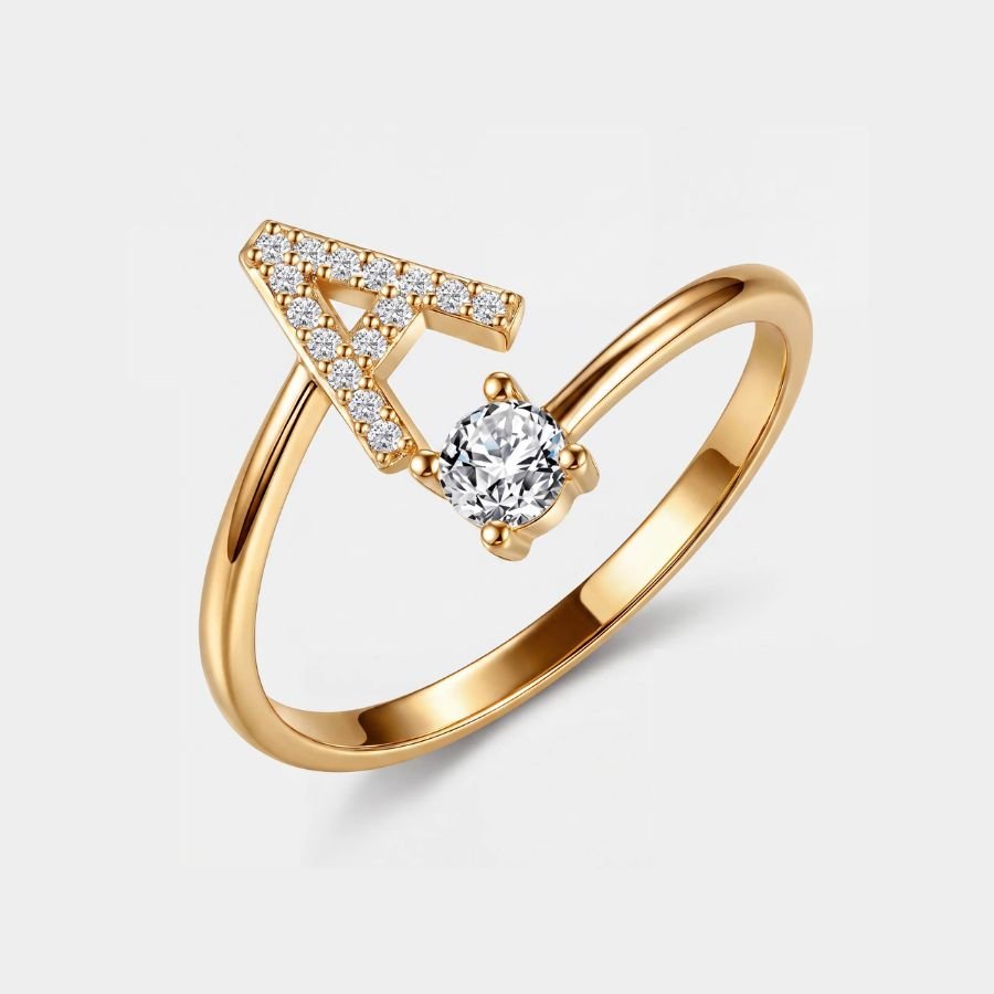 Anello Iniziale - Pavé Ghiacciato Regolabile