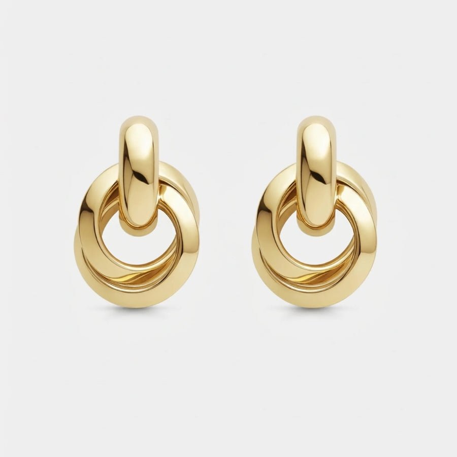 Knot Knocker Earrings in 18K gold or sterling silver