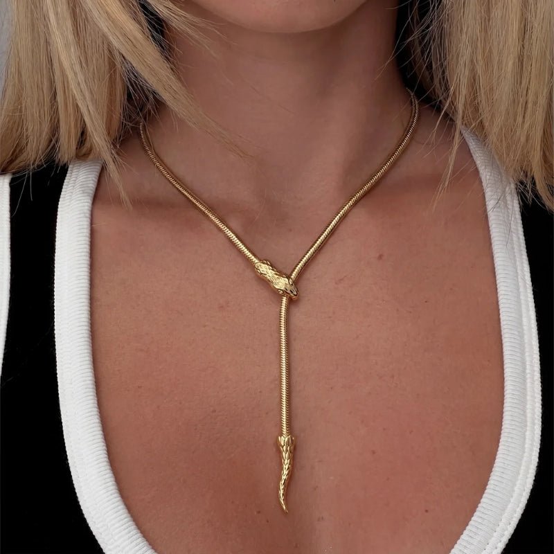 Collana Maglia Serpente Liscia - Oro