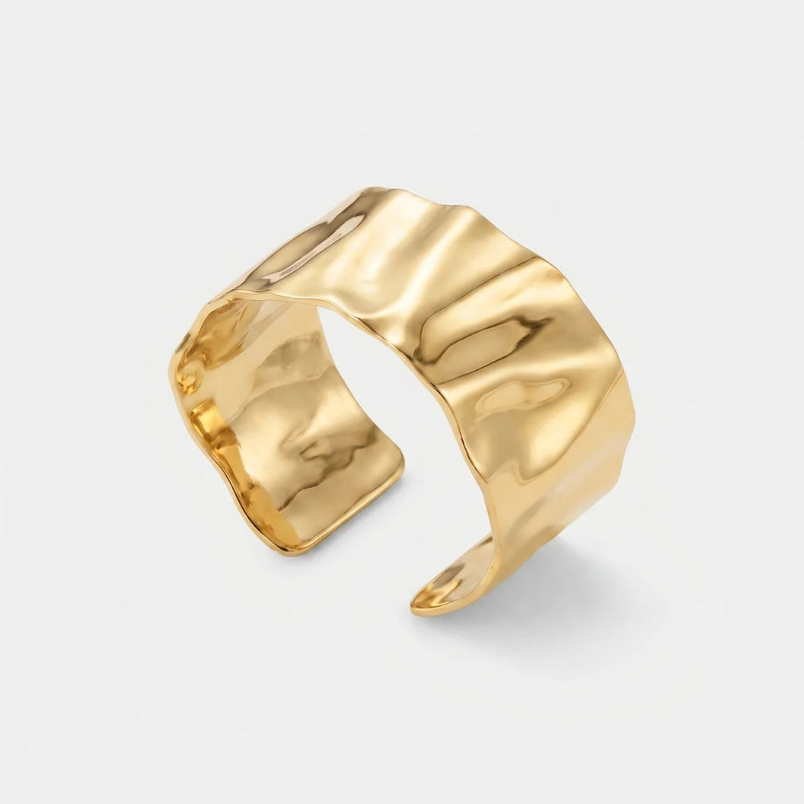 The Mirage Cuff in 18K gold or sterling silver