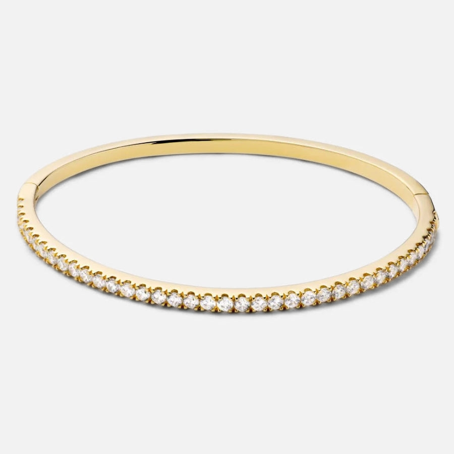 Tennis Bangle Bracelet in 18K gold