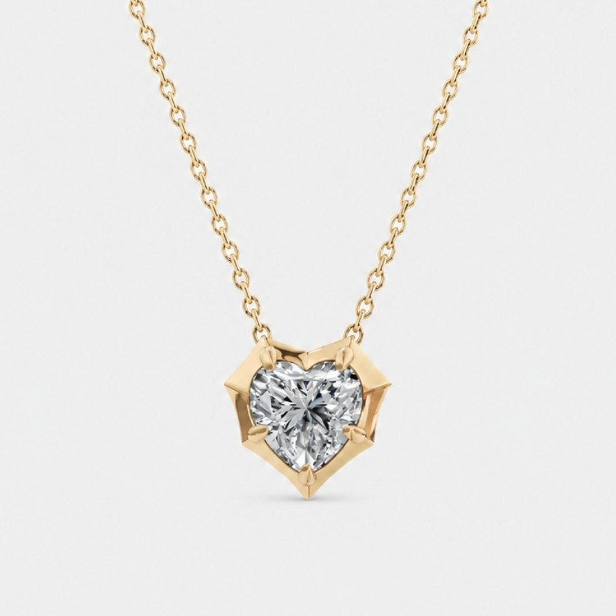 Heart Shield Necklace