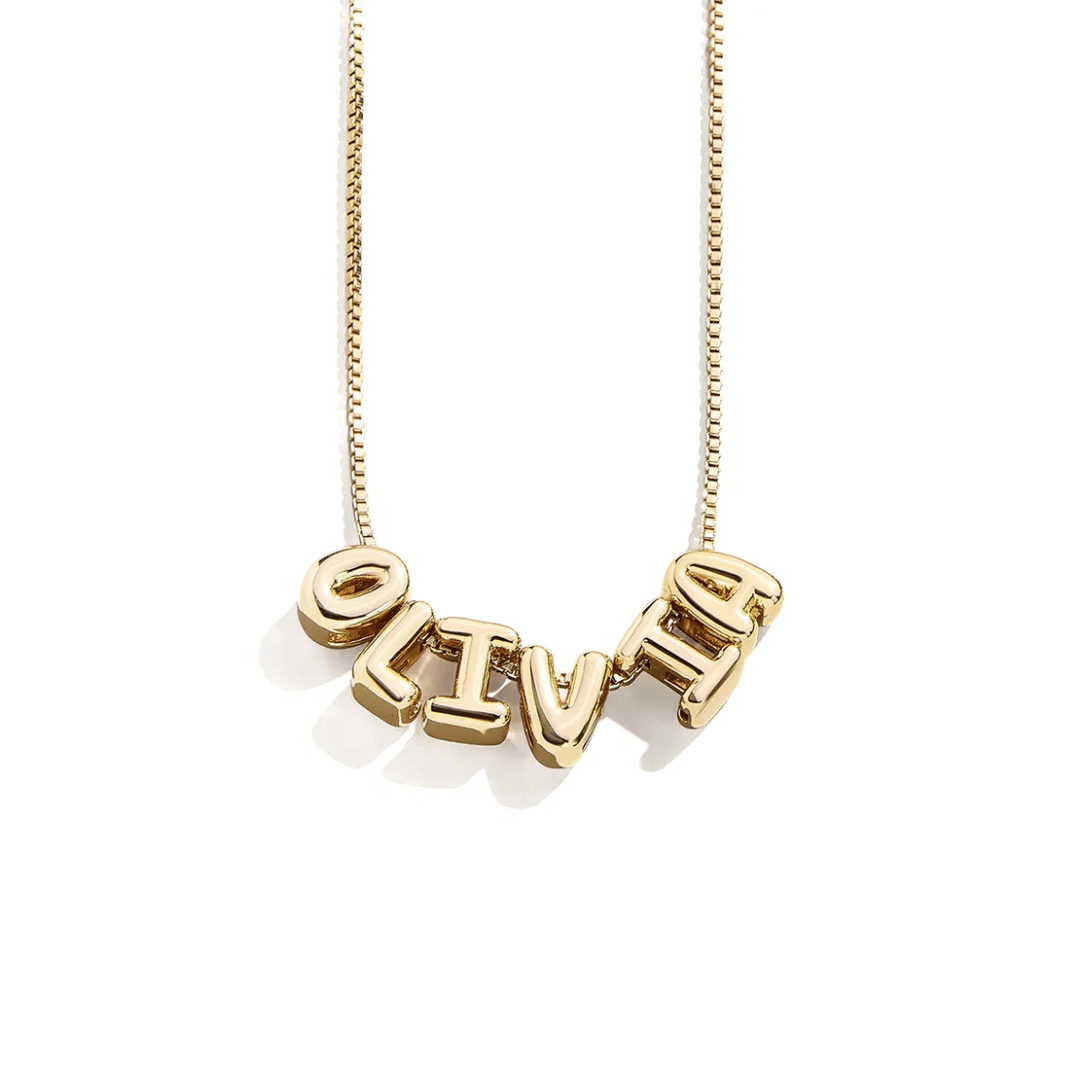 Collana Nome Bubble 3D