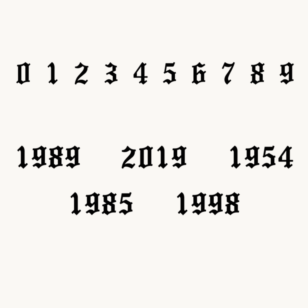 Collana personalizzata con l'anno di nascita