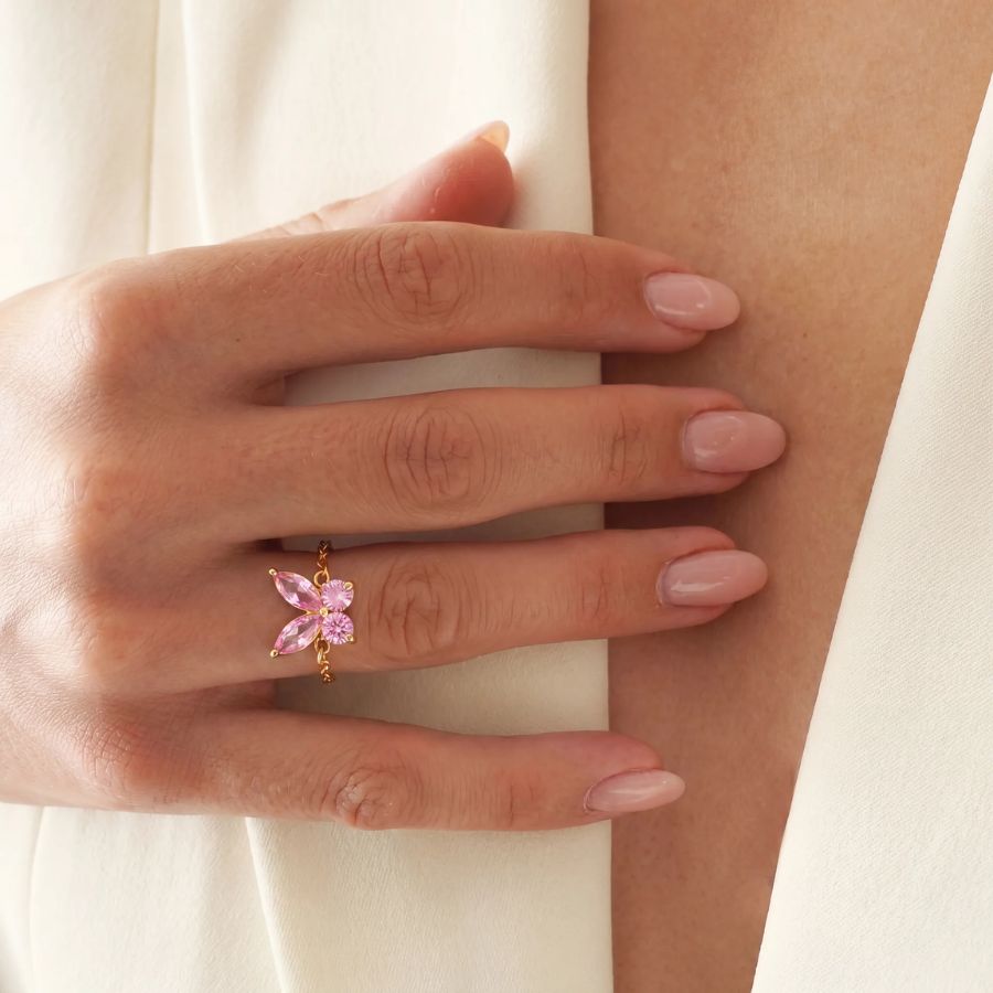 Anello Blush Butterfly