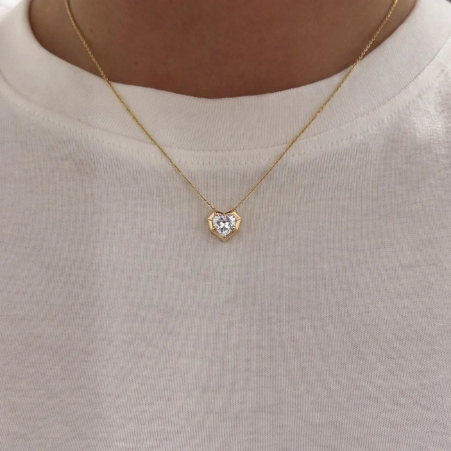 Heart Shield Necklace