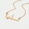 Collana Nome Arabo - Calligrafia Oro Personalizzata