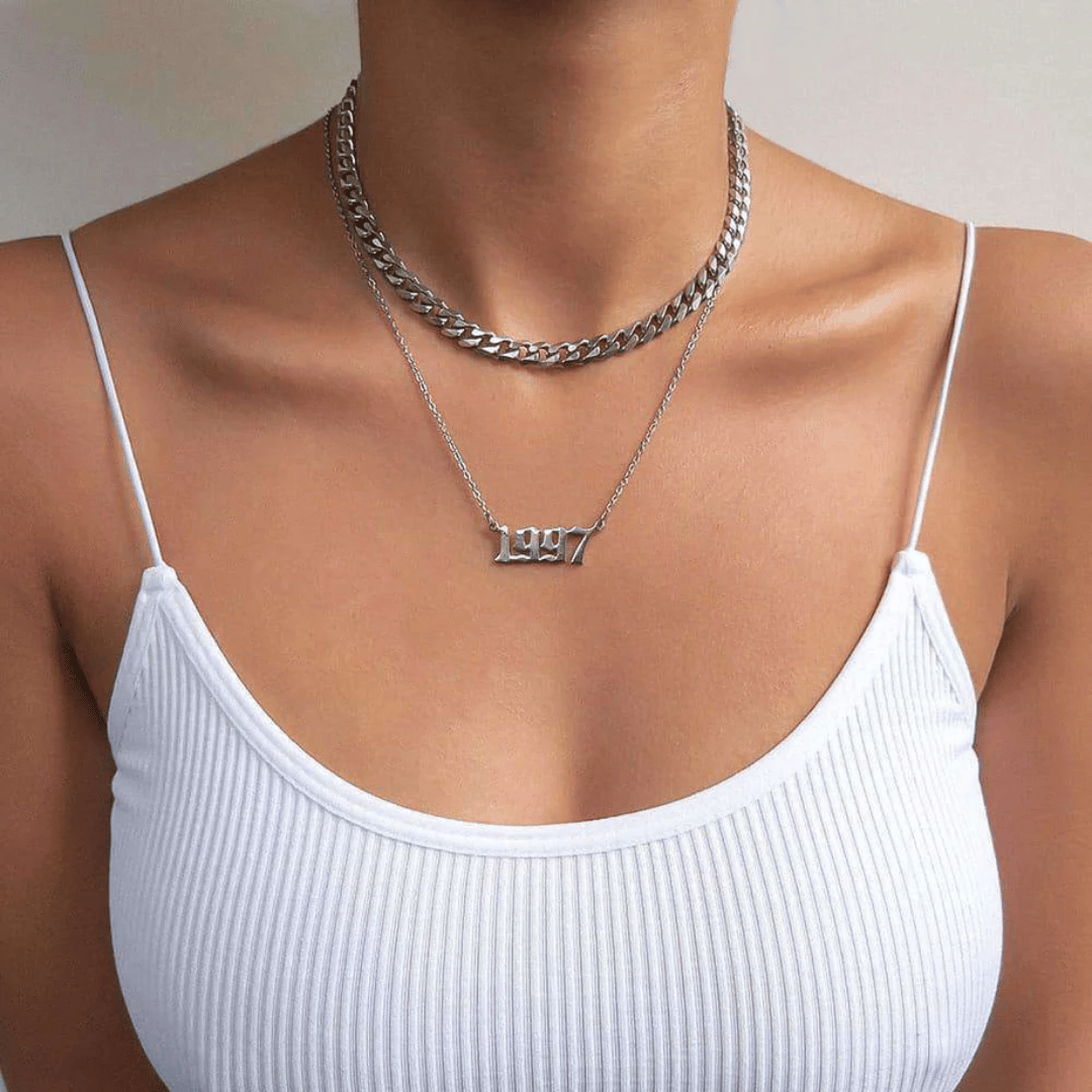 Collana personalizzata con l'anno di nascita