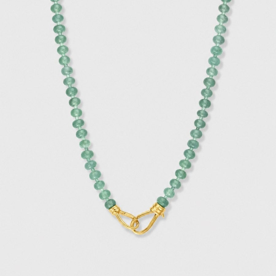 Aqua Beaded Necklace
