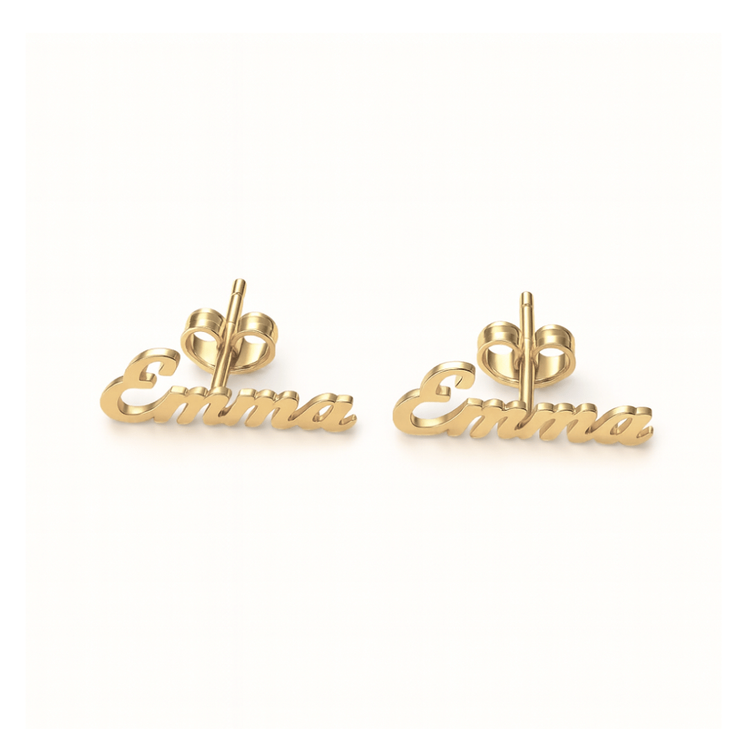 Orecchini con nome personalizzato
