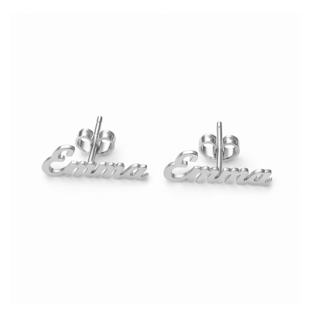 Orecchini con nome personalizzato