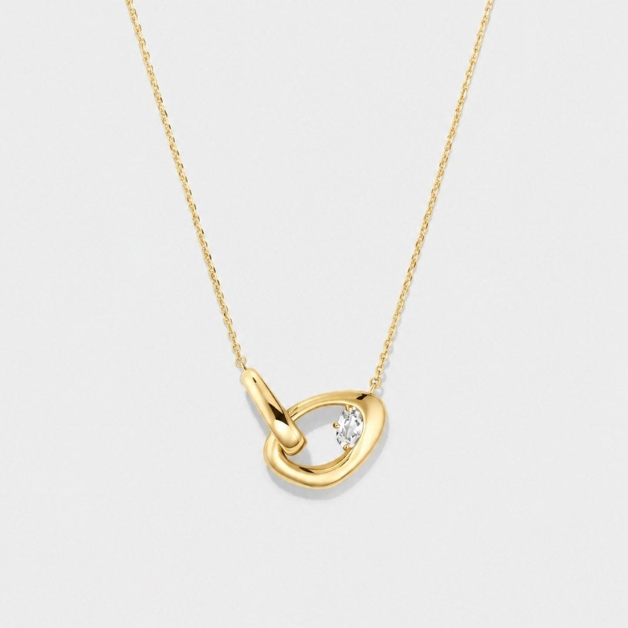 CZ Love Knot Necklace