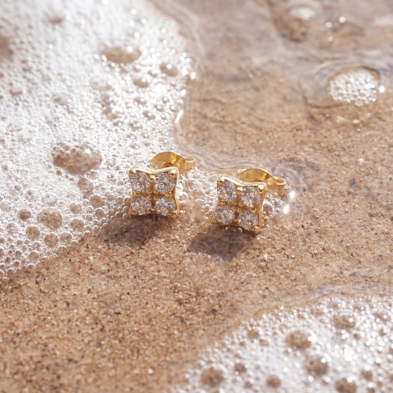 Orecchini Lobo Diamante - Clara Mini Cluster