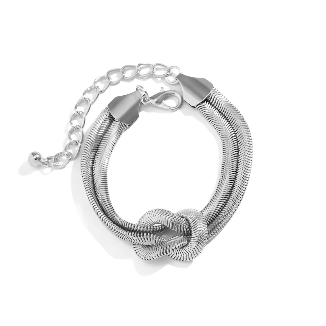 Bracciale Doppio Nodo Herringbone