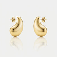 Teardrop Orecchini - Importante Goccia Oro