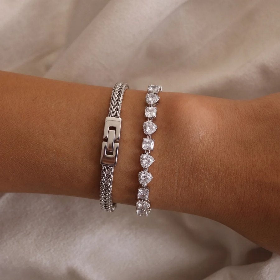 Silver Woven Bracelet