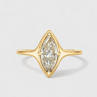 Anello Marquise Montatura a Corona