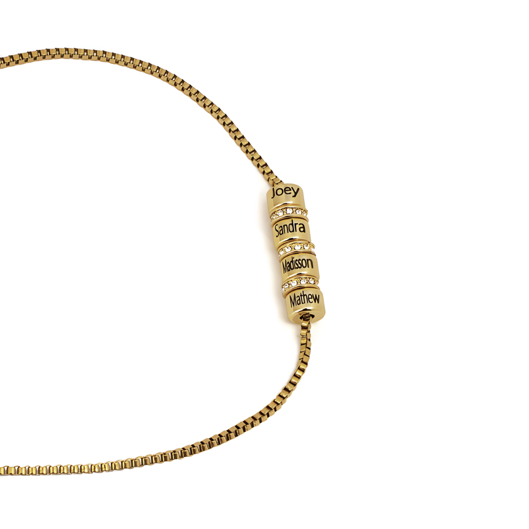 Namenskette mit mehreren Ringen