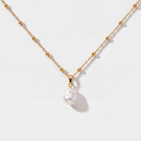 Collana Ciondolo Perla Barocca - Oro Delicato