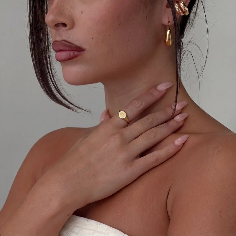 Signet Anello - Inciso Anno Personalizzato