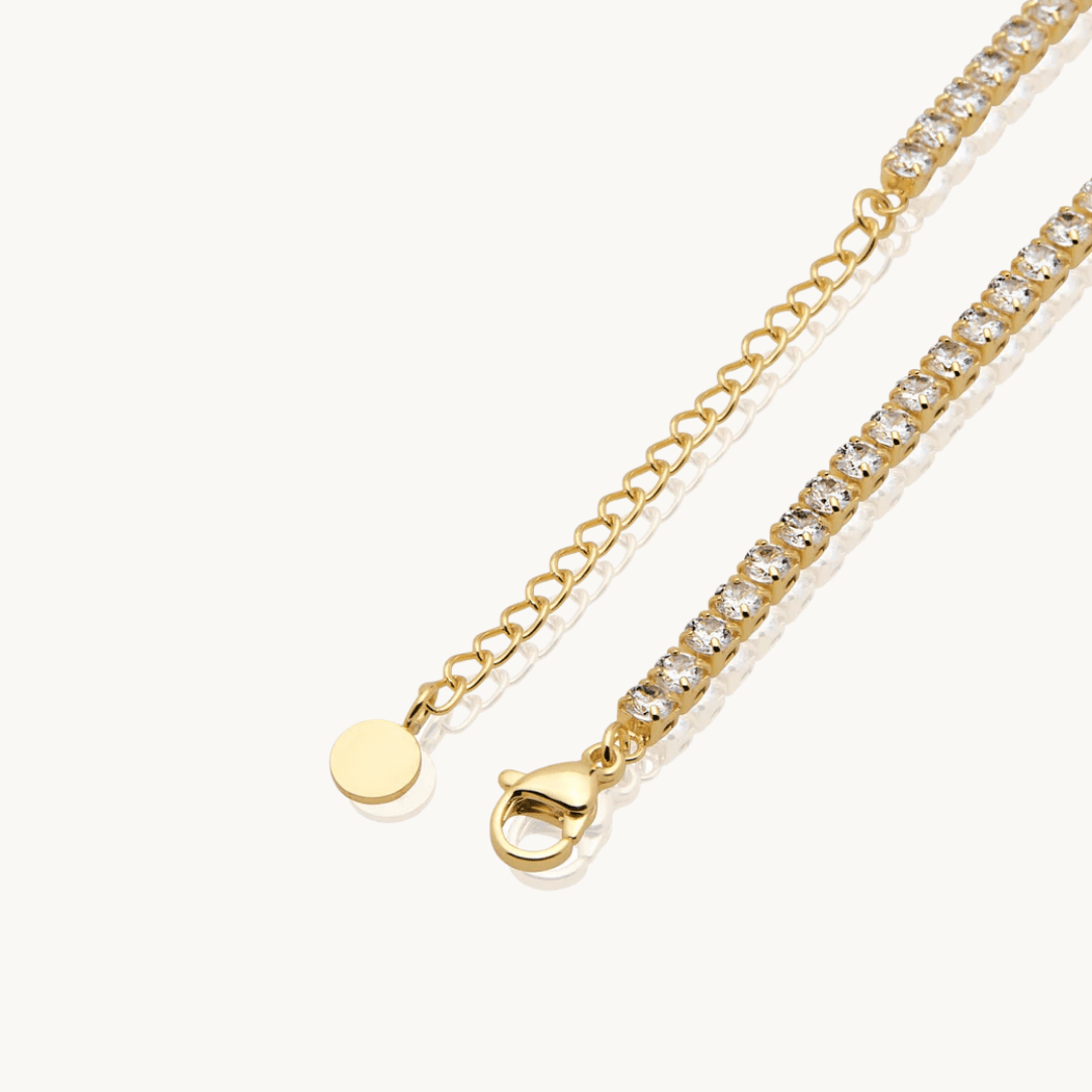 gift-ready moonela tennis necklace – personalised jewellery box for women