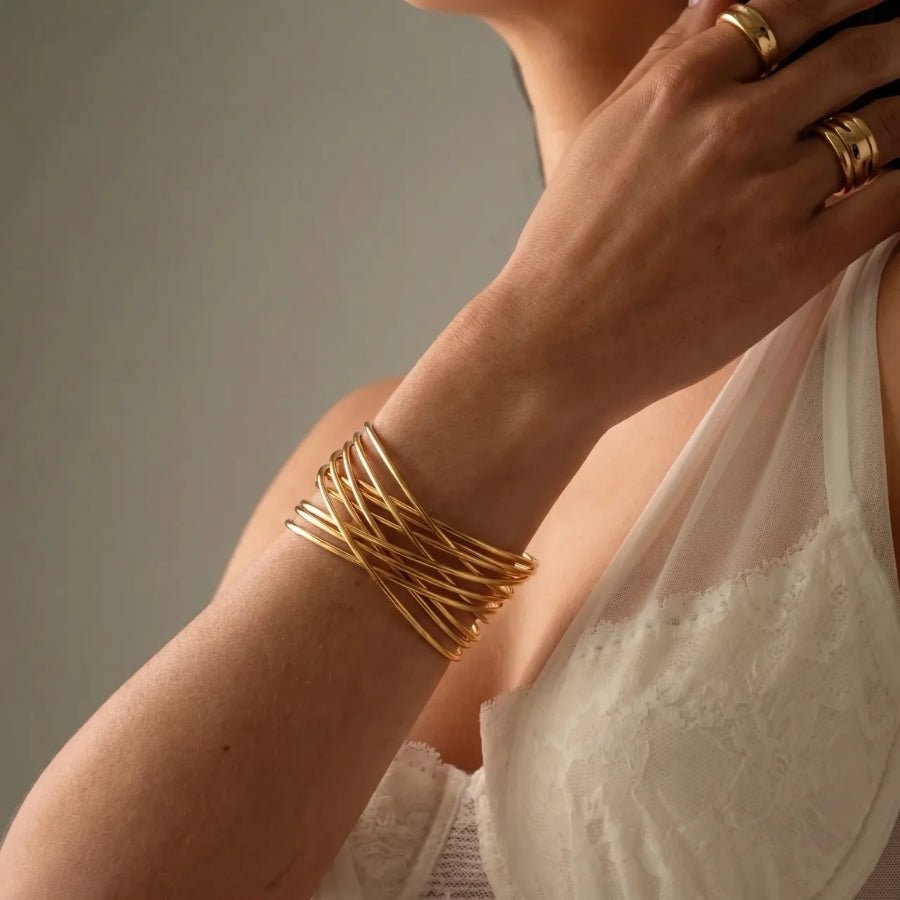 The Aurora Cuff side view