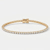 Bracciale Tennis Sottile - Linea Cristalli Oro